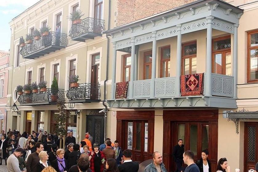 12 Maksim Gorki Street Apartamento Tiflis Exterior foto